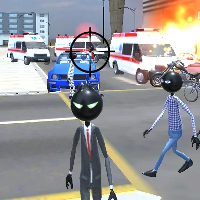 Amazing Crime Strange Stickman img