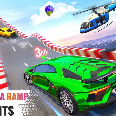 Impossible Mega Ramp Car Stunt img